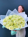 Букет из 25 роз Wasabi